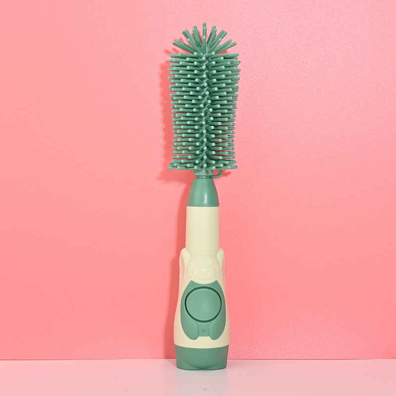 BPA Free Silicone Baby Bottle Cleaning Brush for Easy Use