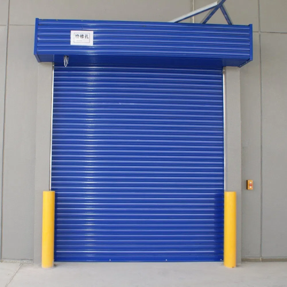 Industrial Exterior & Interior Automatic Remote Controlled Automatic Sectional Galvanized Steel Fire Rolling up Roller Doors