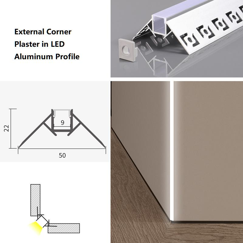 Линейный светильник LED Black Linear Light встраиваемый