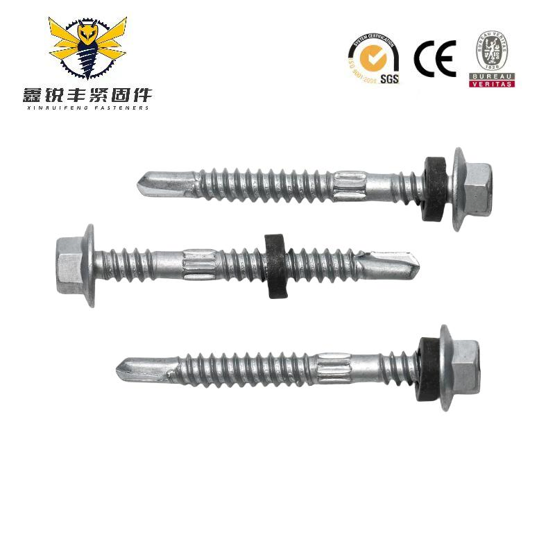 Xrf Hex Head Drilling Screw Ruspert Coated Roofing Screws for Metal Stud