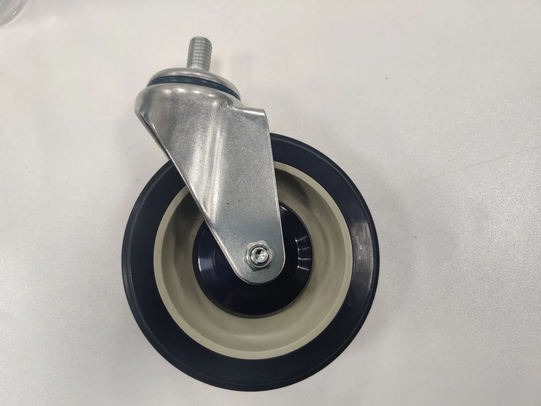Shopping Trolley Series Castors TPR Thread Stem Caster