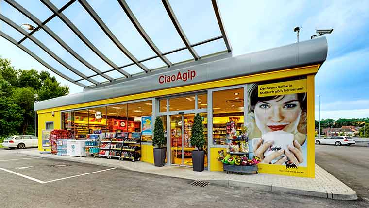 Hight Quality Light Steel Frame Prefabricated Gas Station Food Mart