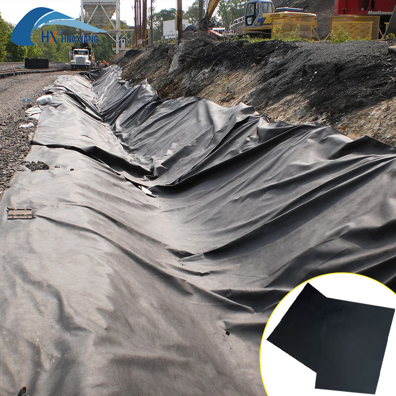 HDPE Plastic Waterproofing/Anti-Seepage Smooth Surface HDPE Geomembrane for Fish Pond/Agriculture
