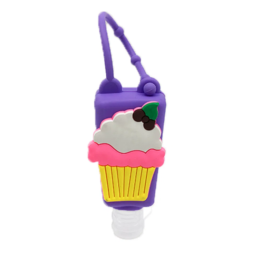 30ml Instant 75% Alcohol Hand Sanitizer Gel with Cartoon Silicone Holder