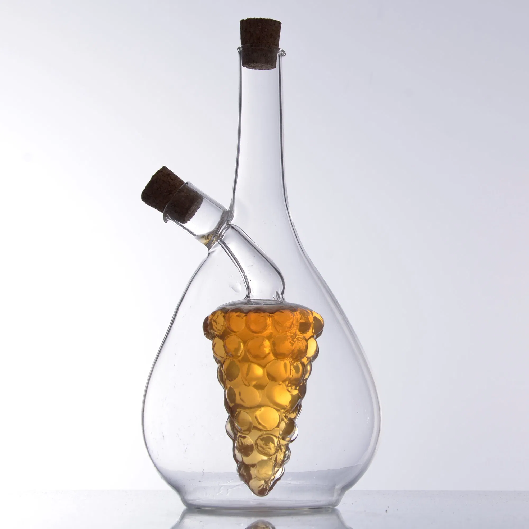 Glass Olive Oil Bottle Vinegar Sauce Bottle for Oiler Cruet Condiment Packing