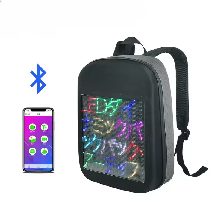 Hot Selling Large Capacity Walking Digital Backpack Sport LED Bag