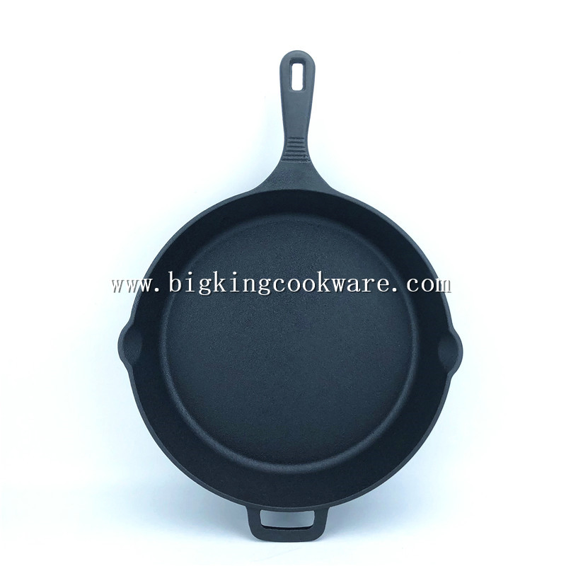 12 Inch Frying Pan Pre-Seasoned Cast Iron Skillet