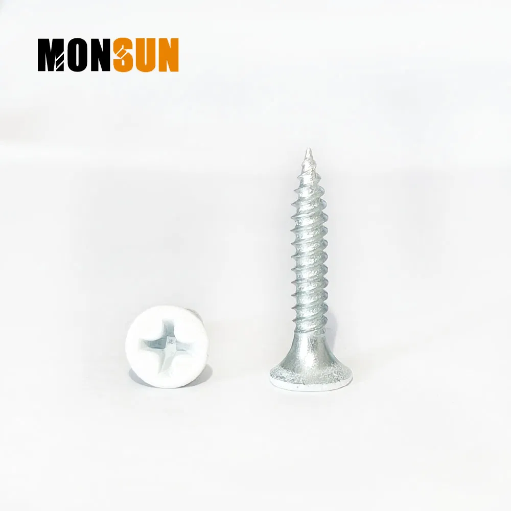Painted Mushroom/Flat/Pan Head Bright Zinc Self Tapping Screw for Metal