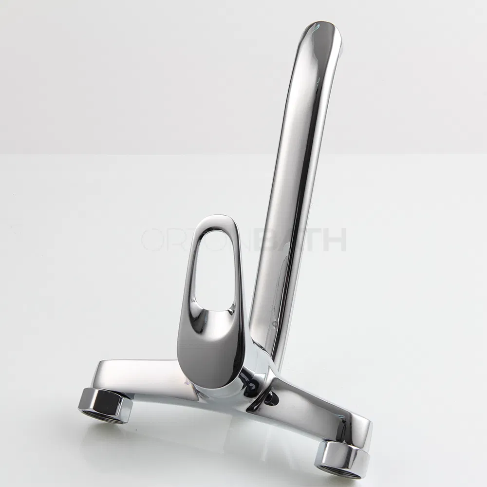 Ortonbath Bathroom Sink Taps with Shower Head Bath Taps with Shower Attachment Modern Bath Mixer Taps with Shower Kit Bath Filler Spout 360 Swivel Spout