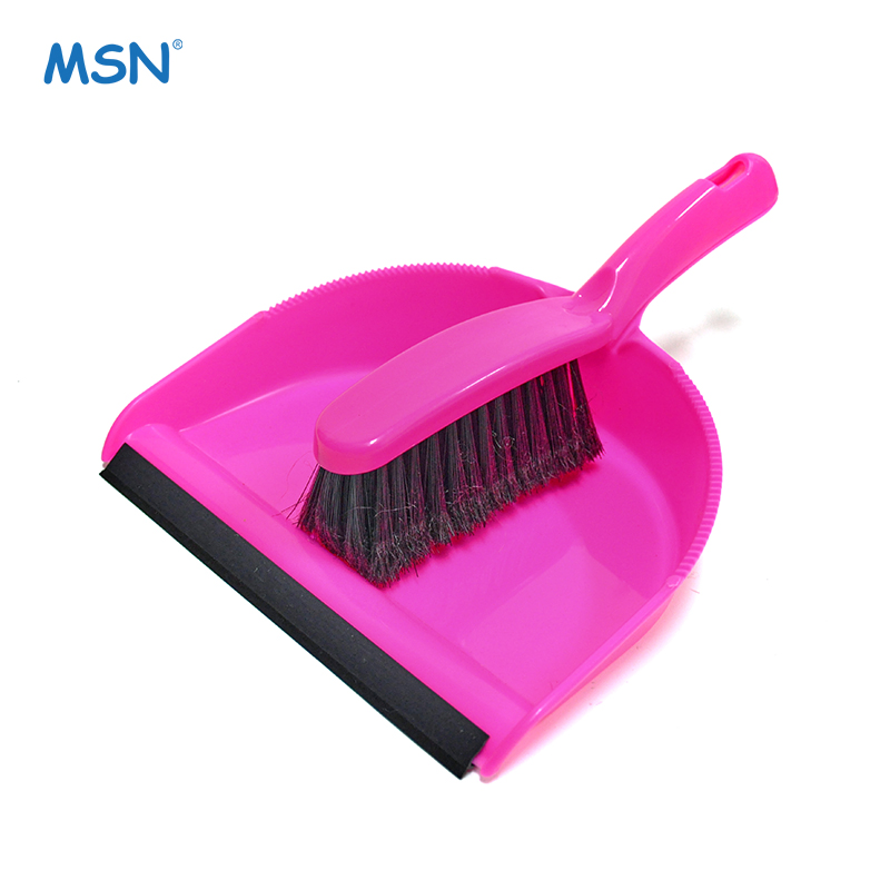 MSN Multi-Use Handhold Mini Dustpan with Broom Set for Home Kitchen Office Floor Desk Keyboard Pet Hair Cleaning