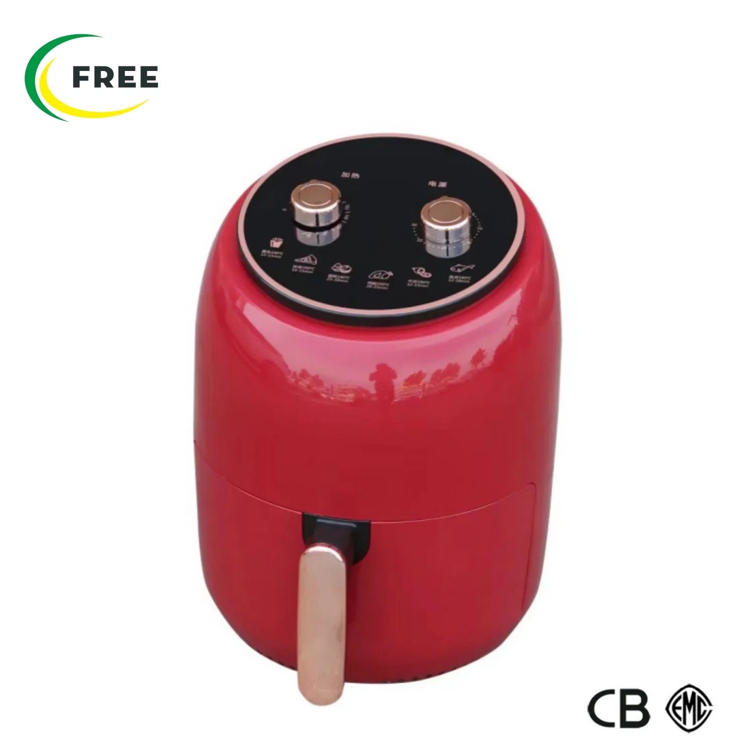 Top Seller Kitchen Appliance 7.8L Electric Air Fryer Oven with Knob Control