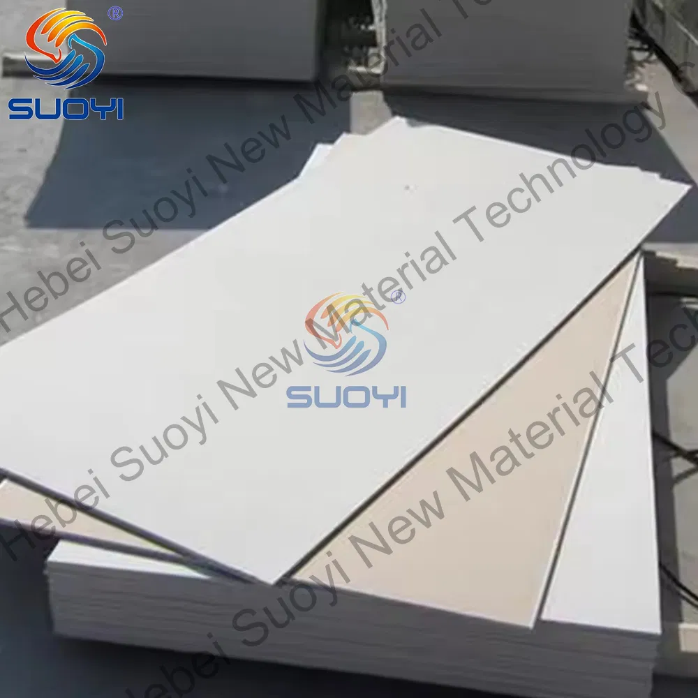 Suoyi Manufacturer Waterproof Gypsum Board Drywall Cost Per Square Foot Decorative Material Drywall Gypsum Board Ceiling 12mm Plaster Board