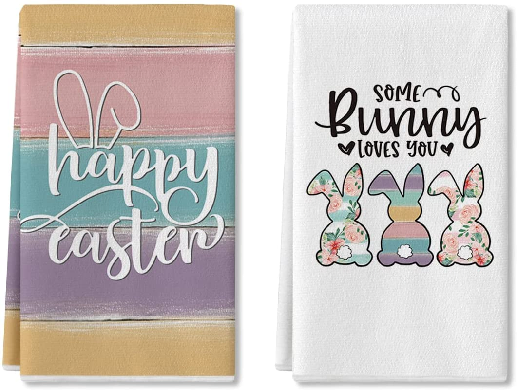 Lholiday Spring Ultra Absorbent Drying Cloth Dish Towel Set