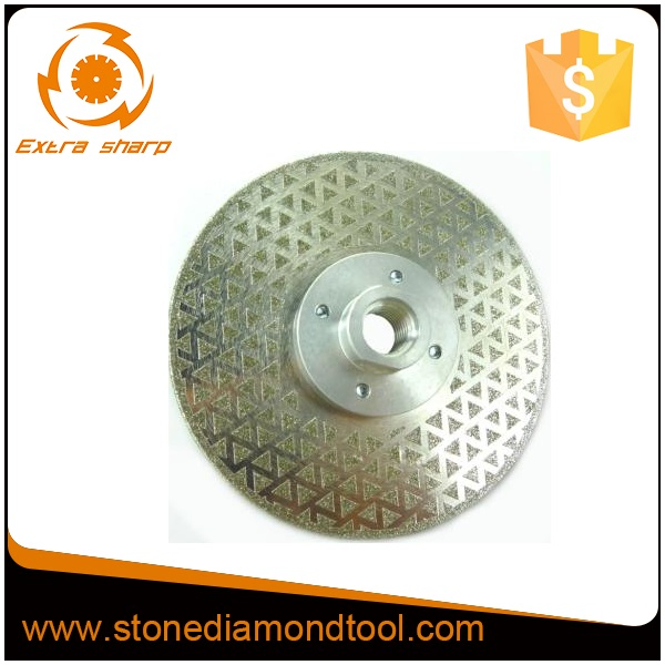 5 Inch Porcelain Diamond Electroplated Saw Blade with Flange