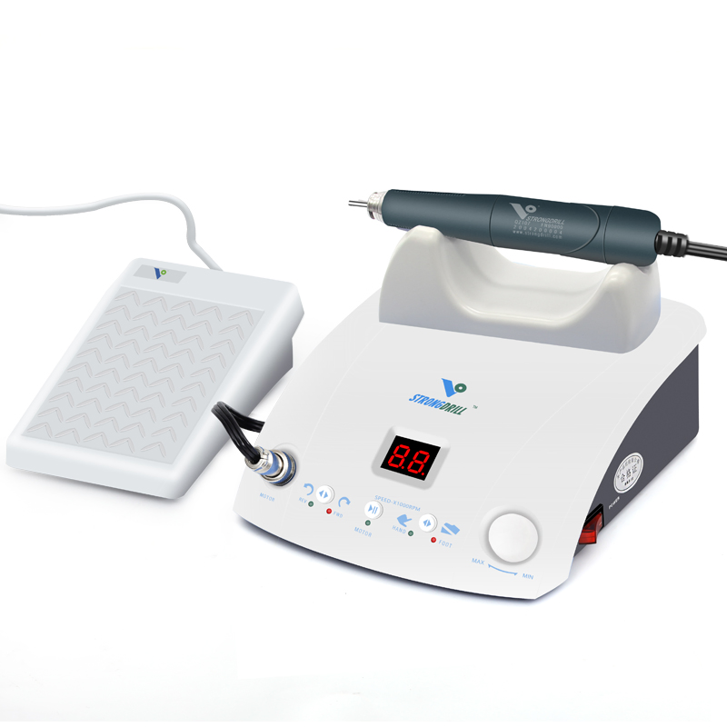 Polishing Unit Electric Lab Micromotor Qz60 107 Double Lock Nail Drill Handpiece Handle Dental Lab Micromotor