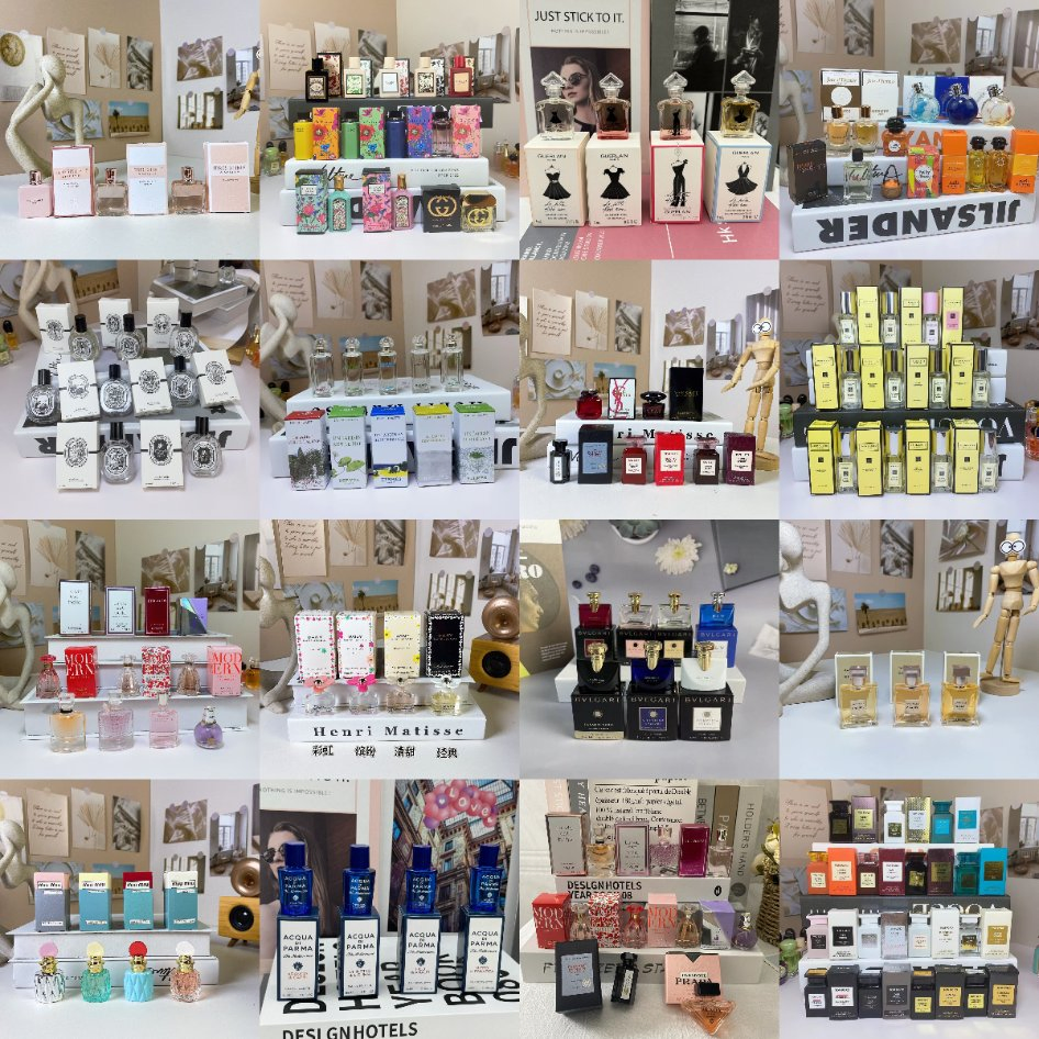 Mini Branded Perfume 5ml 7.5ml 10ml Spray Long Lasting Fragrance Glass Bottle Mini Original Small Size Perfumes