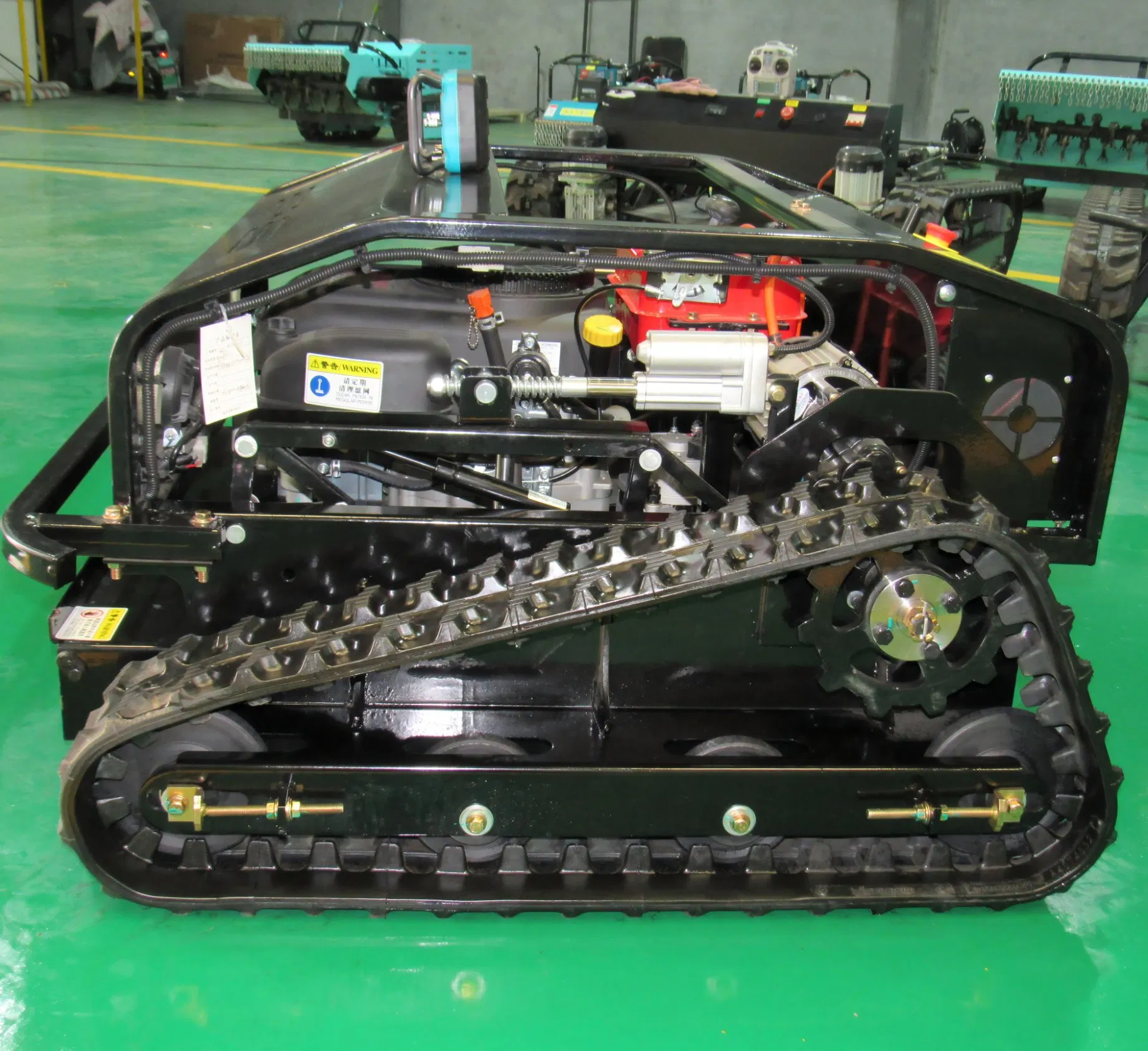 CE EPA Approved Robot Lawn Mower Remote Control Agriculture Farm Machine Tracks Grass Cutting Robot