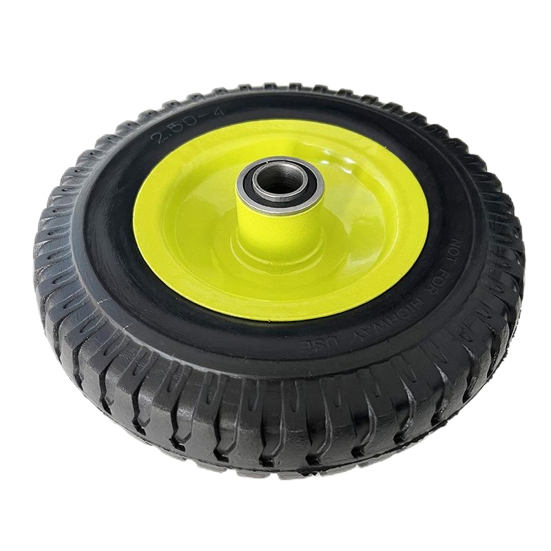 Foam Wheel 8 Inch 2.50-4 PU Tires Steel Rim Never Flat