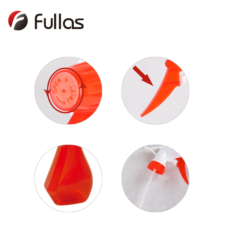 FLS-SP015 Wholesale 300/500/1000ml Plastic Triggers Bottle Cleaning Disinfect Sprayers