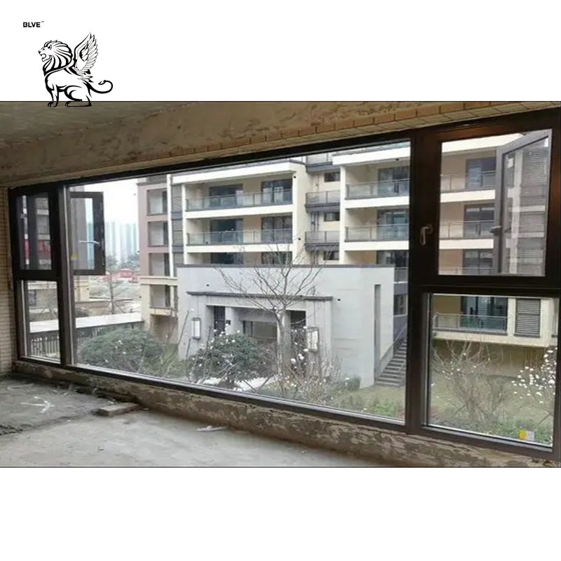 Low E Curtain Wall Glazed Curve Coated Tempered Glass Building Architectural Design Insulating Glass Factory