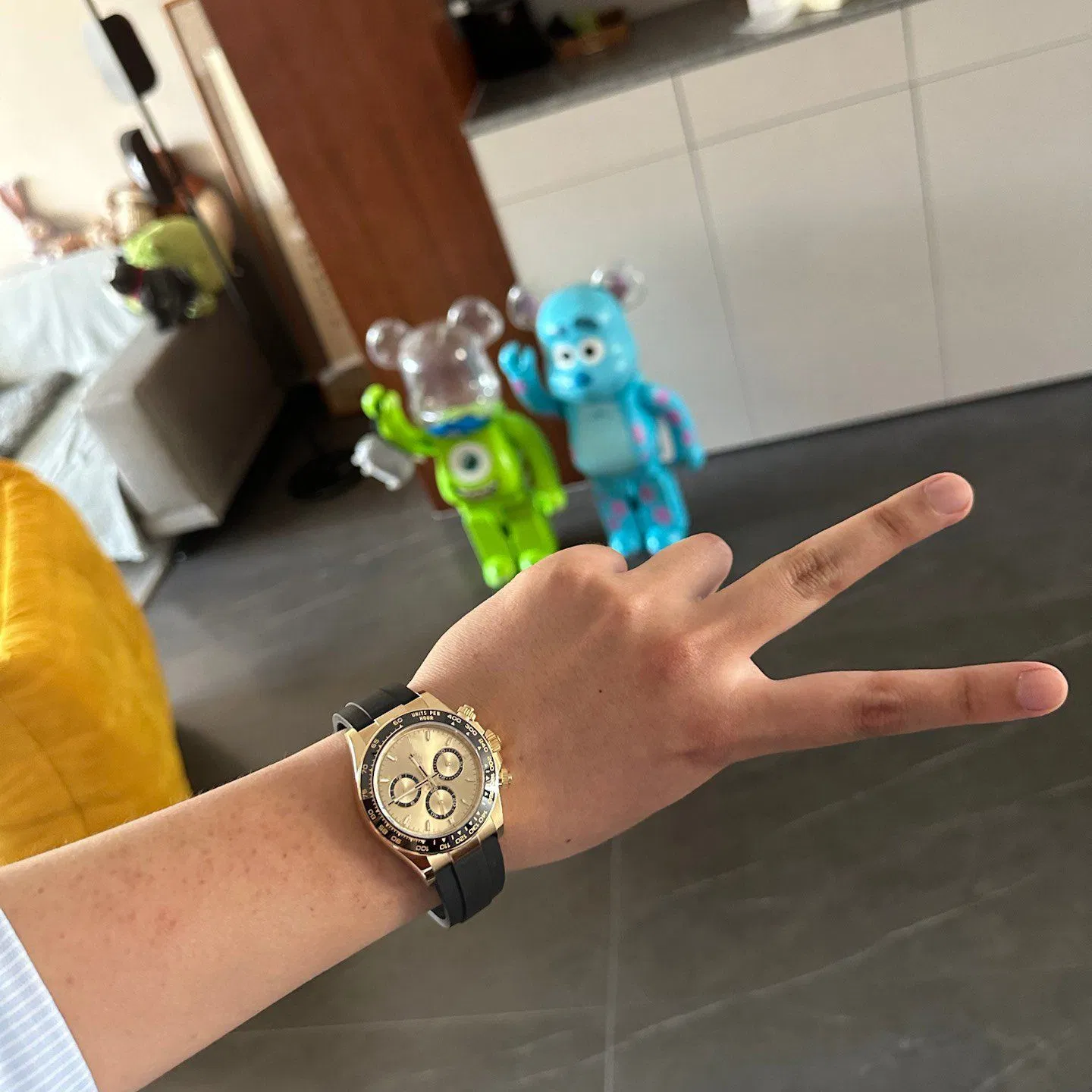 Wholesale Watch Rubber Waterproof Daytna Sports Mechanical Men's 4130 Movement Sapphire Crystal Universe Mechanical Watch