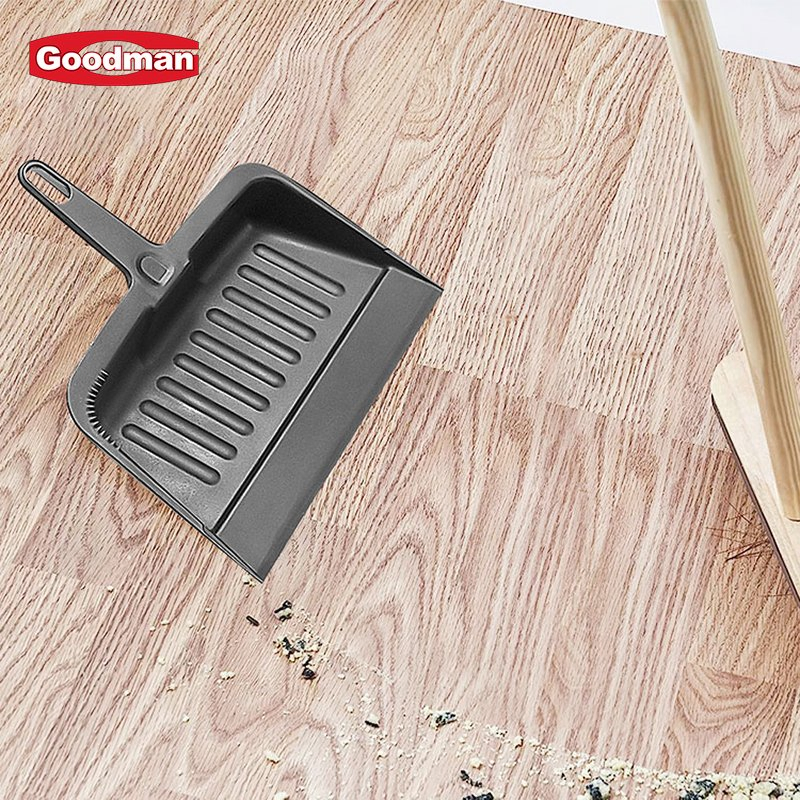 Mini Eco-Friendly Mini Handheld Broom and Dustpan Set Black Pet Plastic Broom Head for Household and Hotel Use