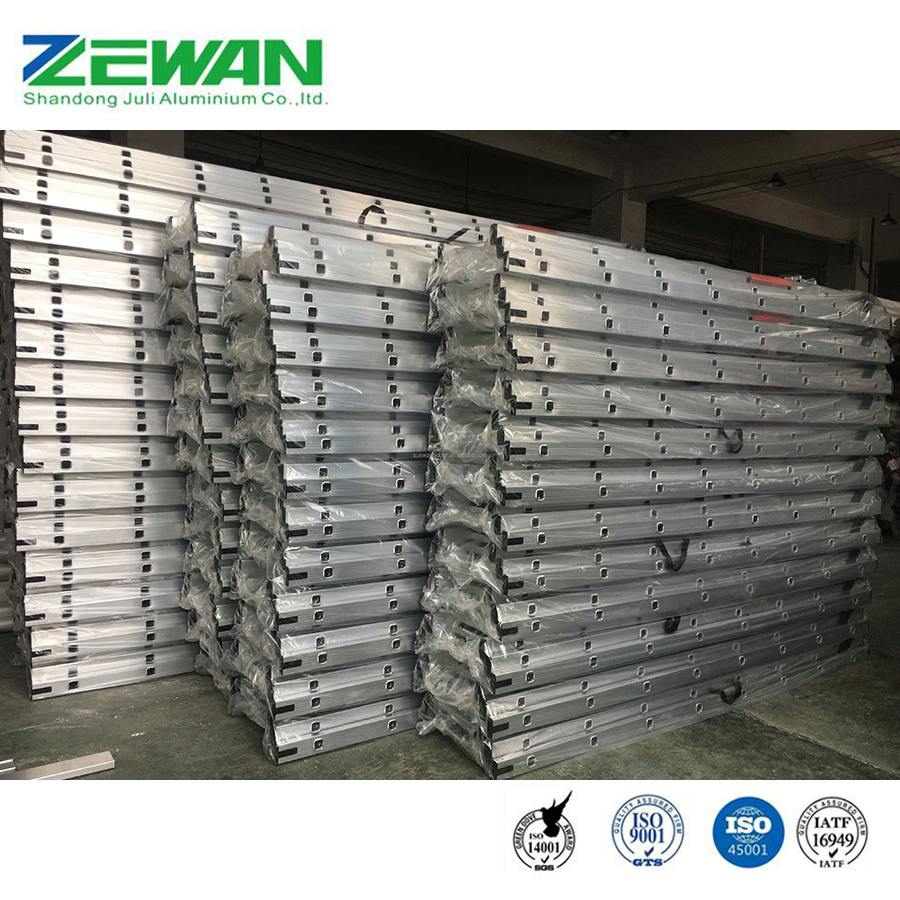 Hot Sale Aluminium Ladder Customized Multipurpose Aluminum Alloy Straight Ladder