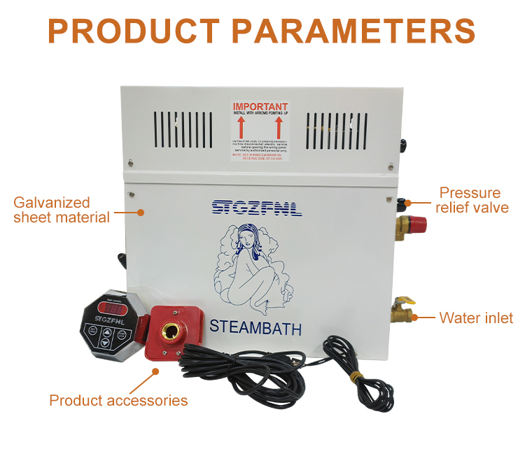 Парогенератор Fenlin 3-18 кВт для сауны и хамама