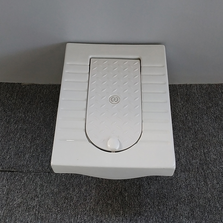 Asian-Style Ceramic Toilet White Color Squat Cover Pan Type High Quality Best Price Wc