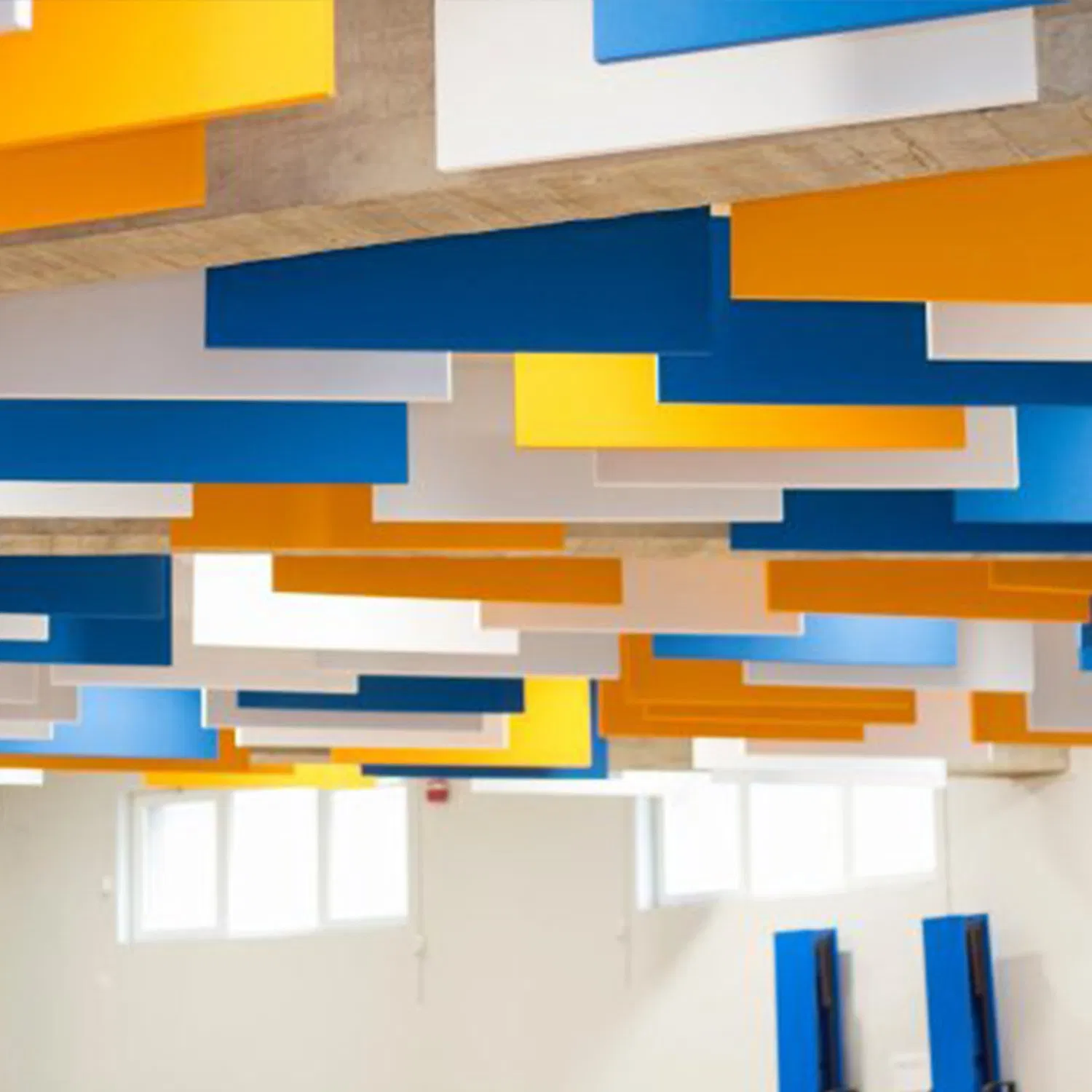 Restaurant Office Company Ceiling Hot Sale Fireproof Sound Absorbing Panel Soundproof Studio Ceiling Wall Sound Absorbing Insulation