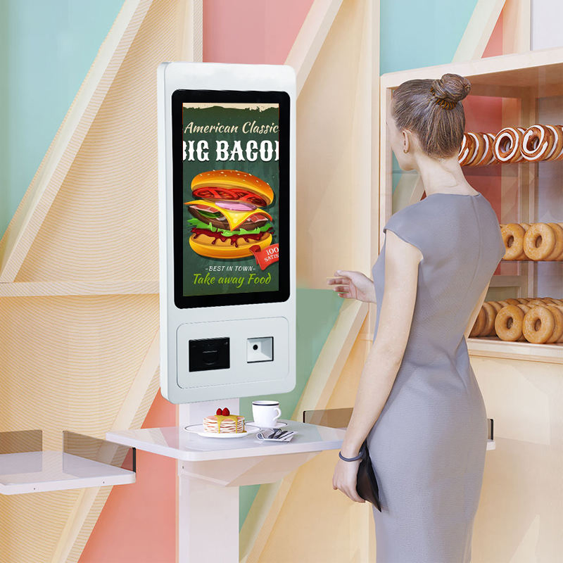 21.5 Inch 32 Inch Touch Screen Self Service Ordering Kiosk