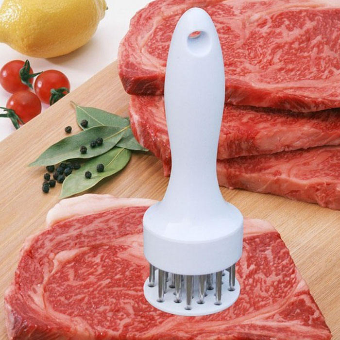 Food Grade Stainless Steel 21 Needle Manual Meat Steak Tenderizer Hammer Needle