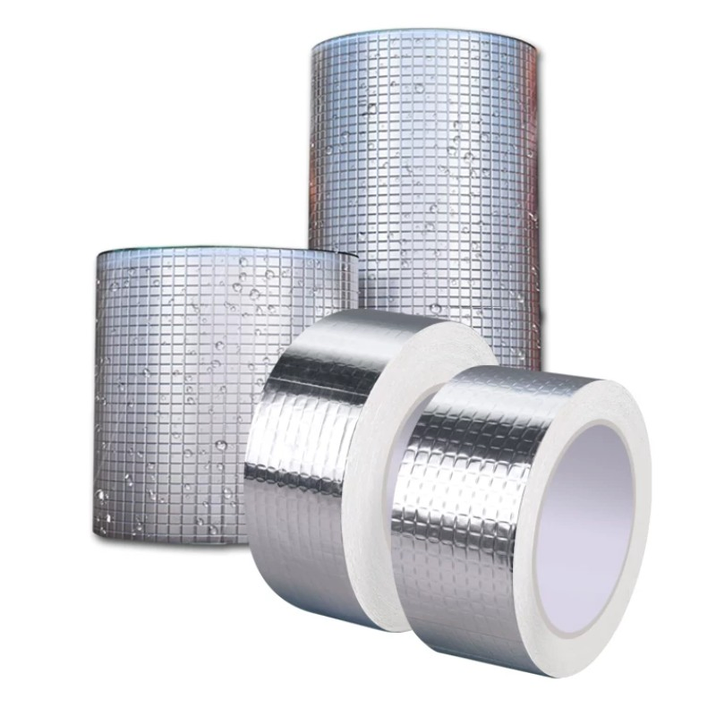 Butyl Rubber Leak Repair Tape Roof Deck Joist Waterproof Insulation Sealing Caulk Glue Strip Aluminum Foil Butyl Tape