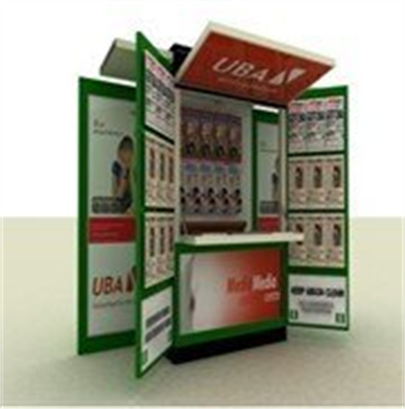 Assemble Simple Outdoor Food Kiosk with Alvanized Mild Steel