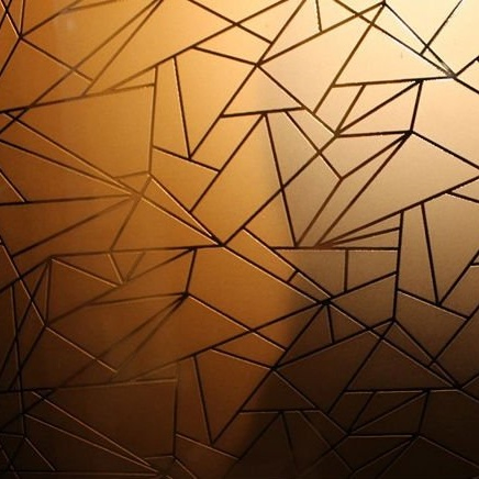 4/5/6/8/10/12mm Acid Etched Glass for Minimalist Doors and Partitions