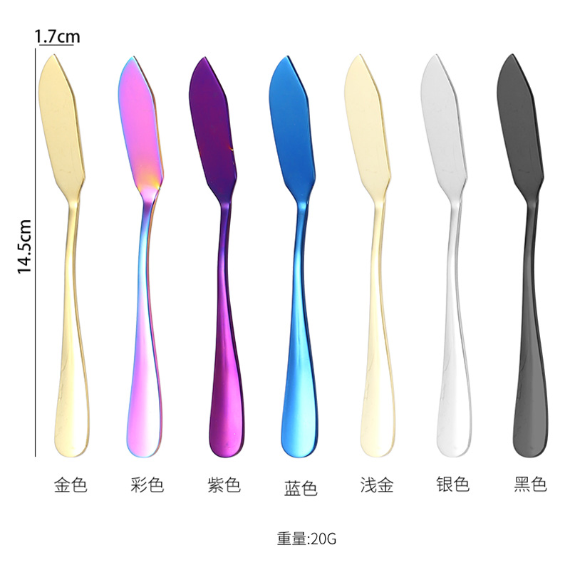 Stainless Steel Butter Knife for Desserts and Cheese Board Butter Spatula