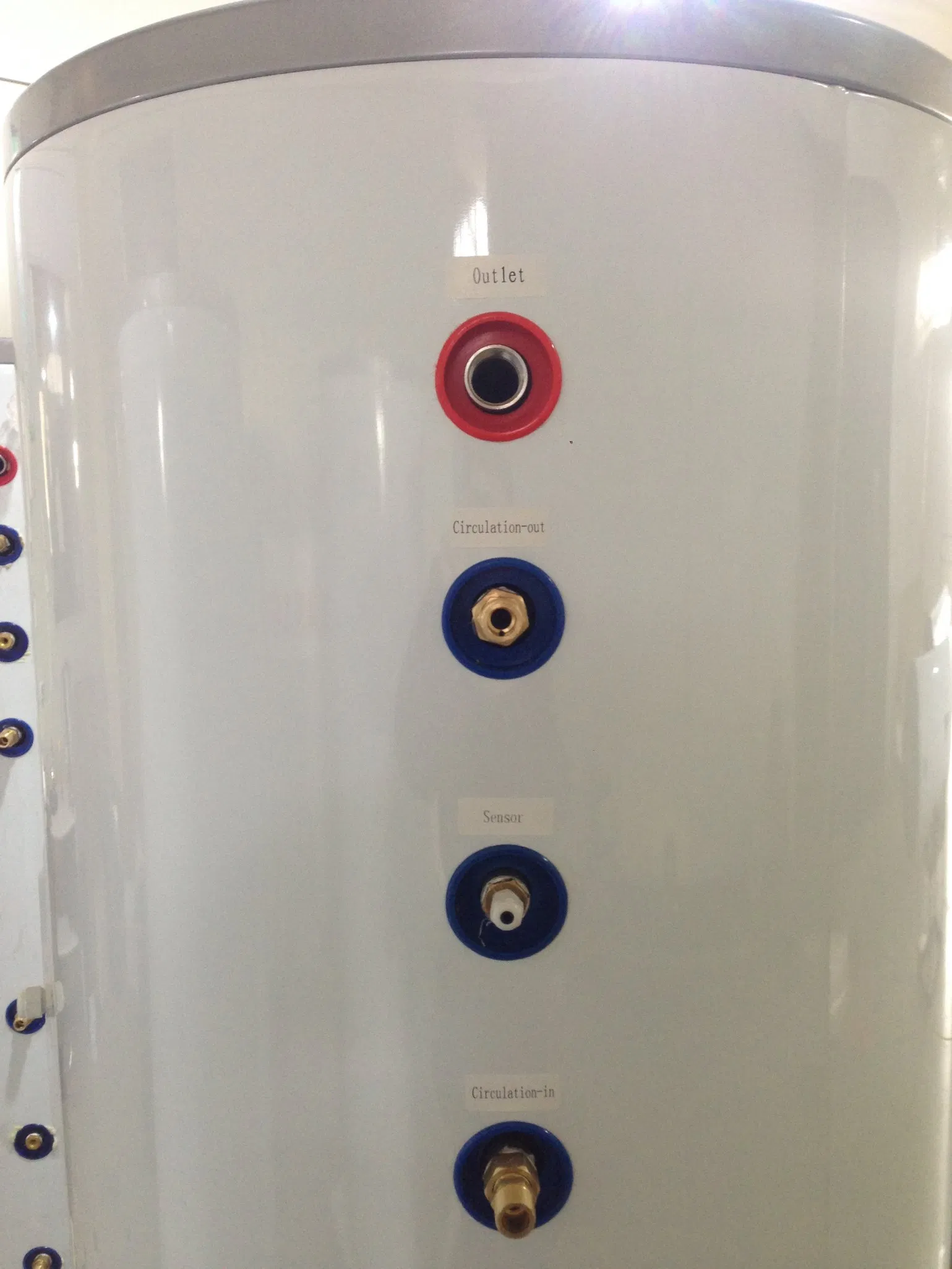 Solar Hot Water Tank with Electric Heating Element