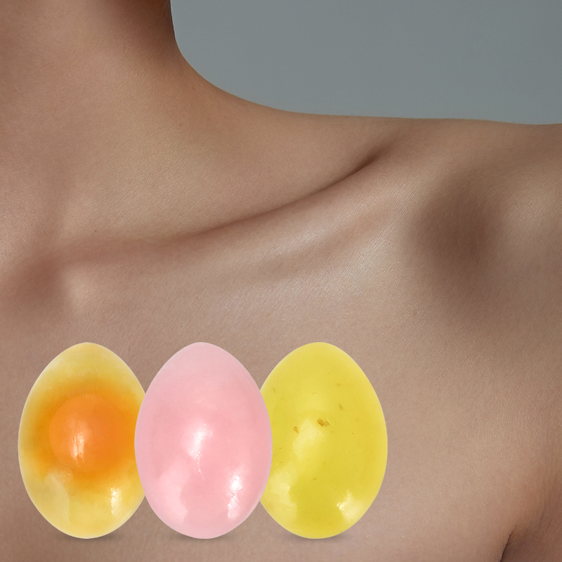 Organic Cruelty-Free Skin Revitalizer Nourishing and Vitamin C Essential Oil Egg Soap