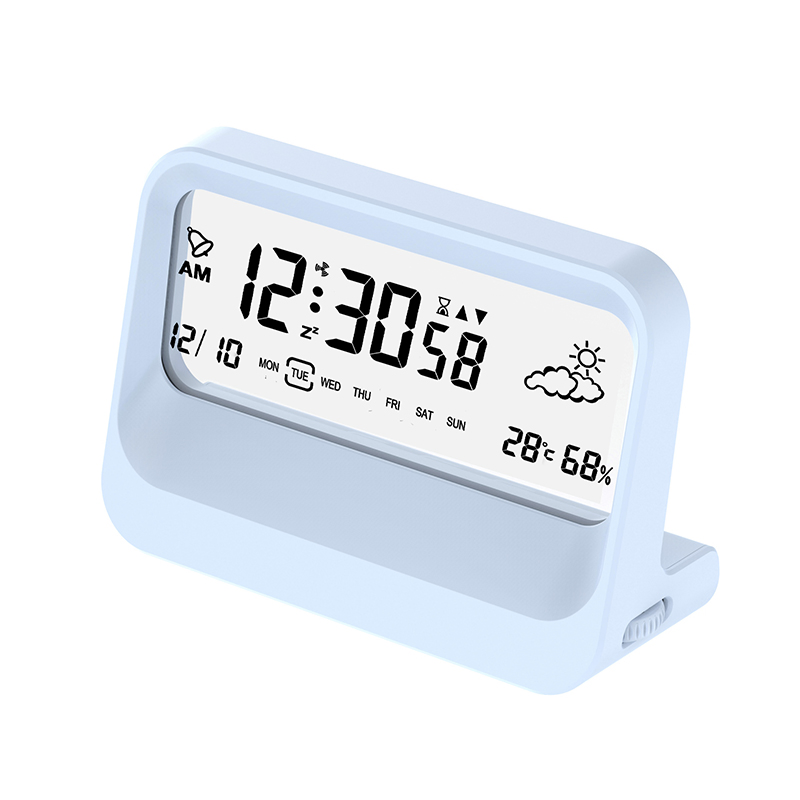 New Design LCD Digital Alarm Clock High Quality Custom Multifunctional Home Office Desk Clock