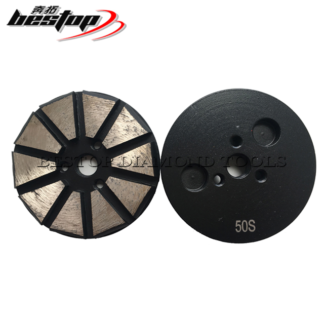 3 Inch Floor Grinders 10 Segs Diamond Floor Grinding Polishing Discs for Concrete