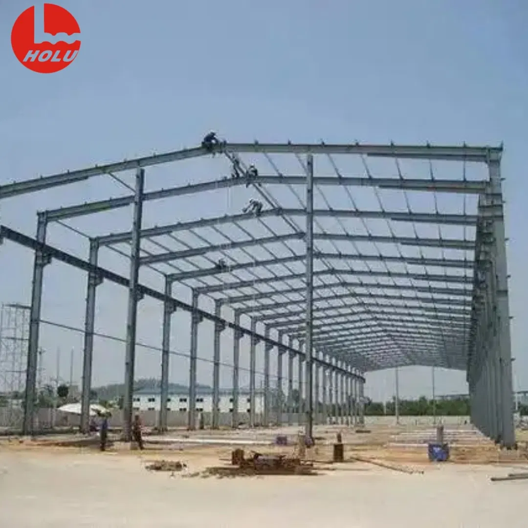 China Factory-Assembled Modular Design Prefabricated/Prefab Frame Metal Construction Light Steel Structure for Office, Workshop & Warehouse Building