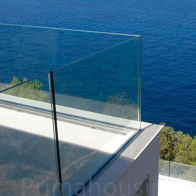 Adjustable/Non-Adjustable Aluminum Glass Channel for Outdoor and Indoor Glass Railing
