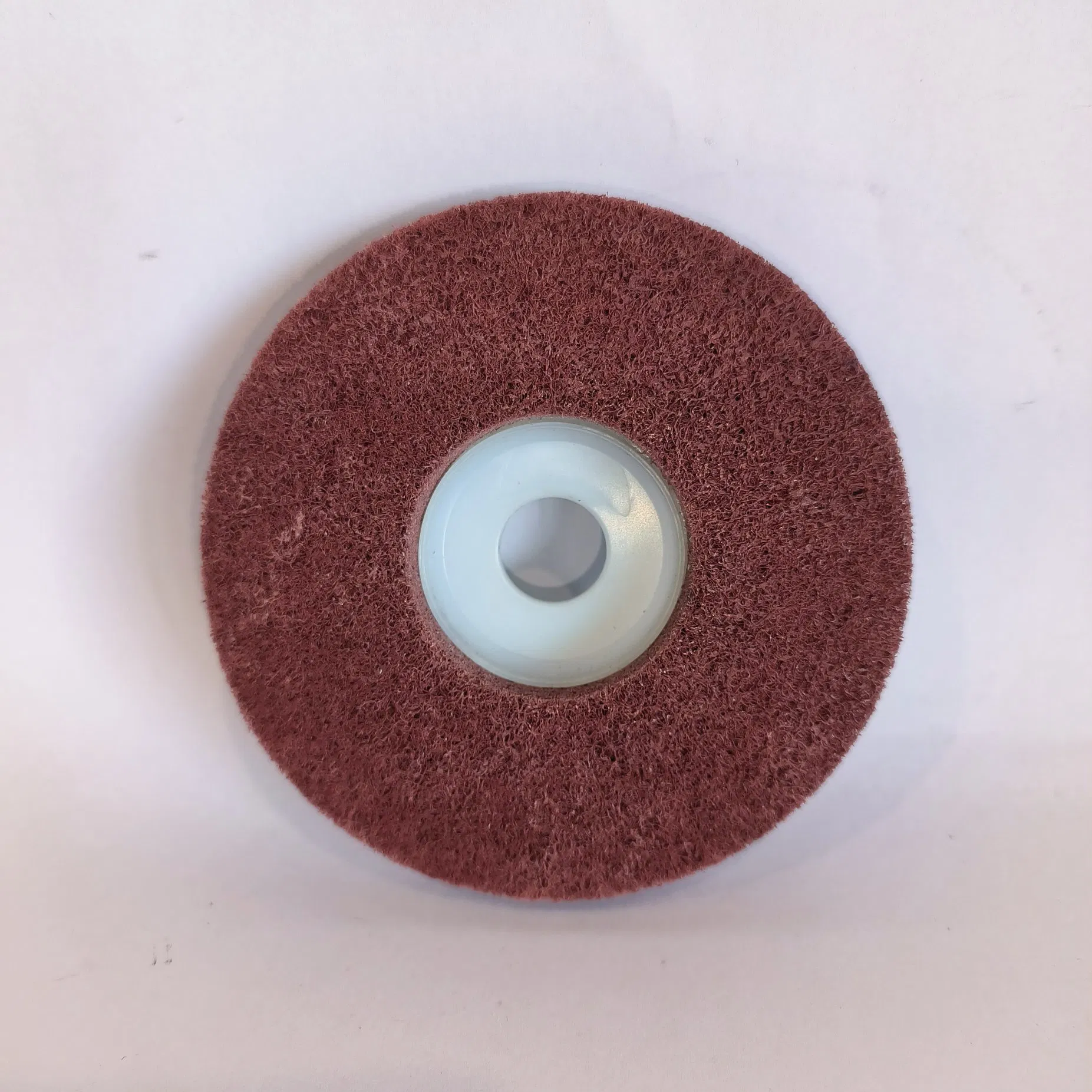 Red Color Plastic Backing Nylon Buffing Disc