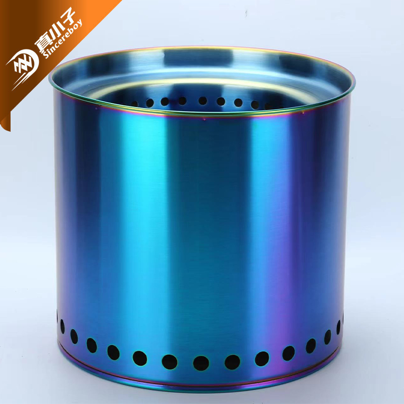 Походная печь на дровах из нержавеющей стали