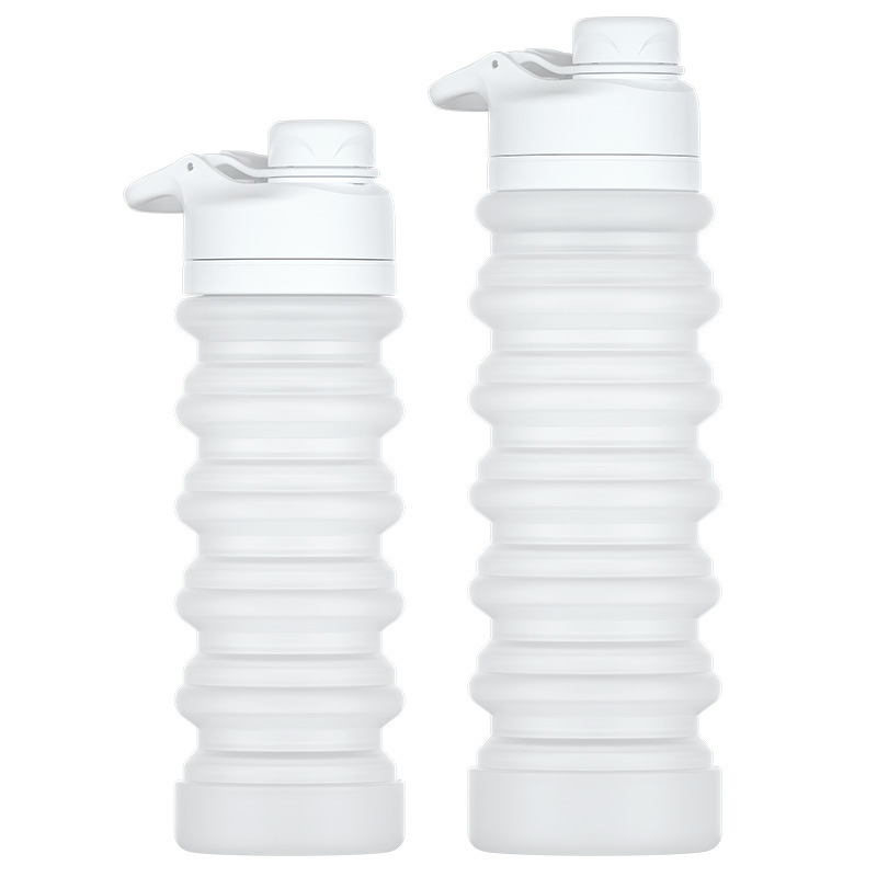 Outdoor Sports Silicone Water Bottle Portable Travel Large Capacity Telescopic Folding Bottle