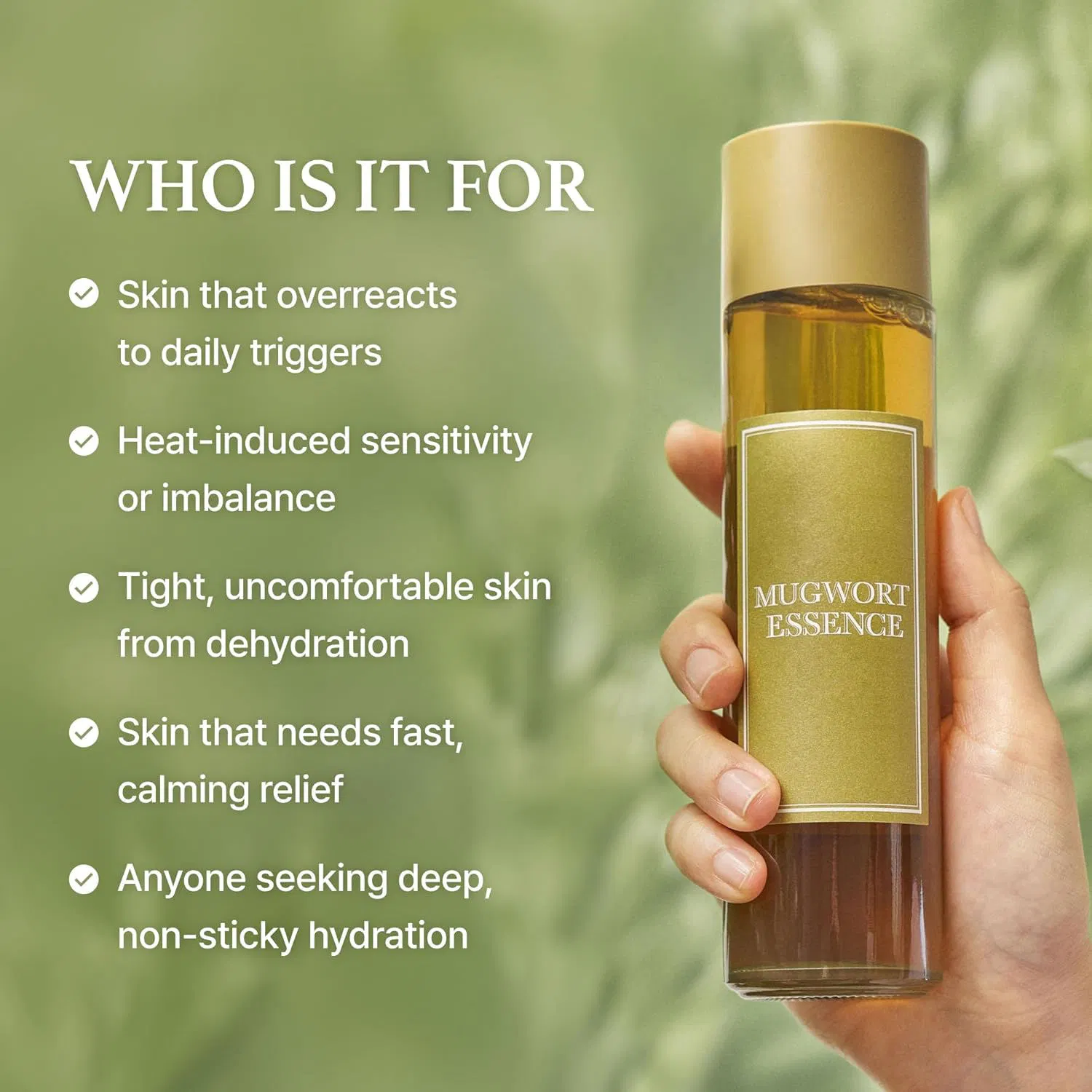 Ls064 OEM Custom Mugwort Toner for Sensitive Skin Relief