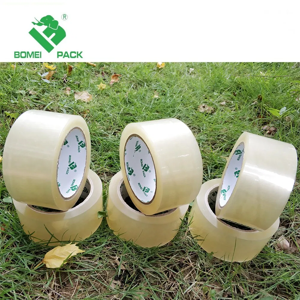 Good Viscosity BOPP Packing Tape Custom Printed Logo Transparent Clear Sellotape