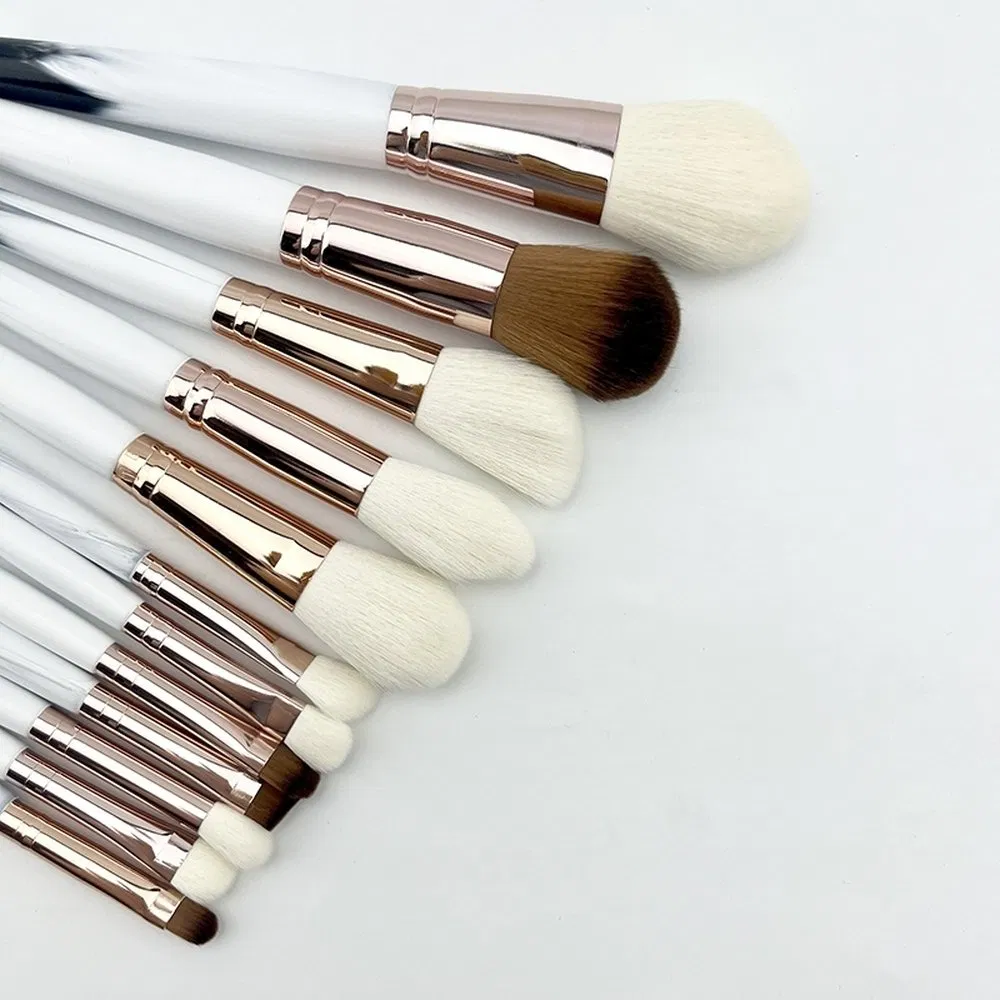 Red Cosmetic Brush Set Factory Professional Brush Shape Makeup Brush