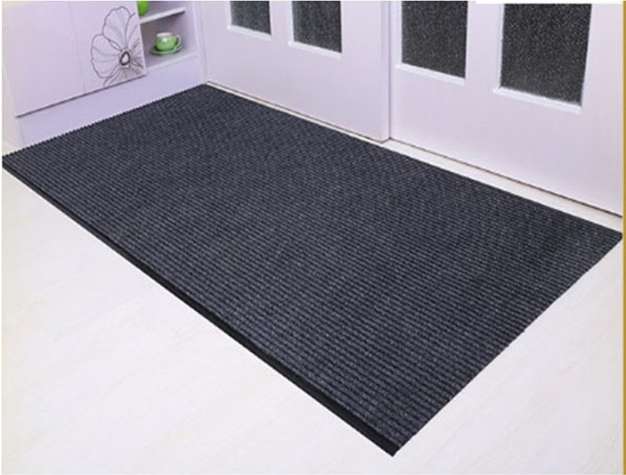 Classic Stripe Design 100% Polyester Washable Kitchen Carpet and Mat