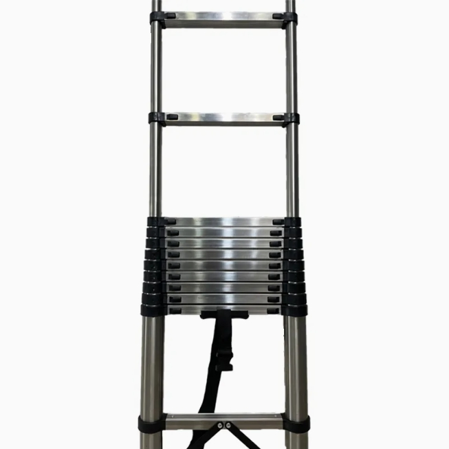 Adjustable Folding Stainless Steel Ladder Telescopic Extension Step Ladder Steel Retractable Telescopic Ladder with High Quality